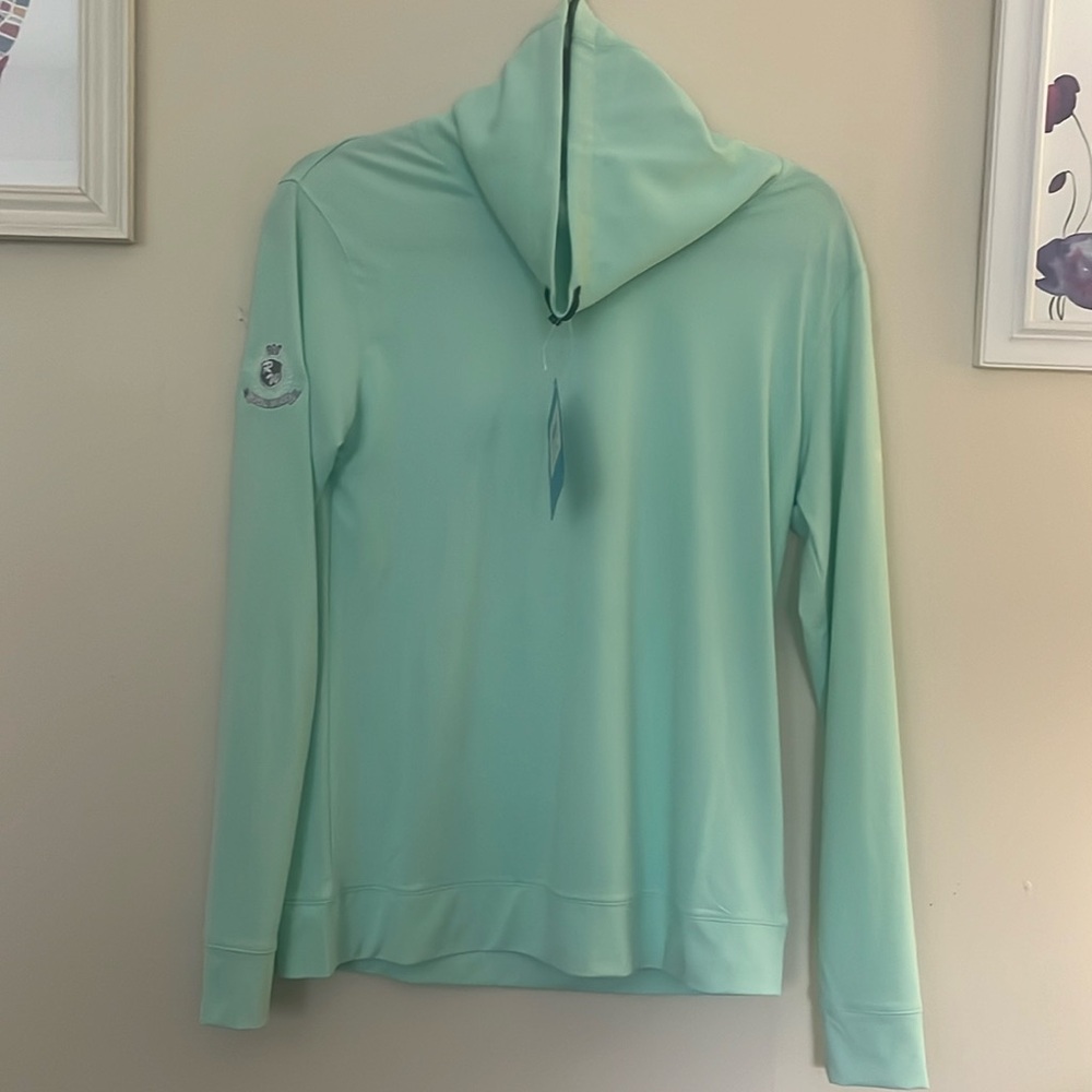 Columbia Women’s Golf Omni Wick Penny Pullover - sea Foam Green Size S